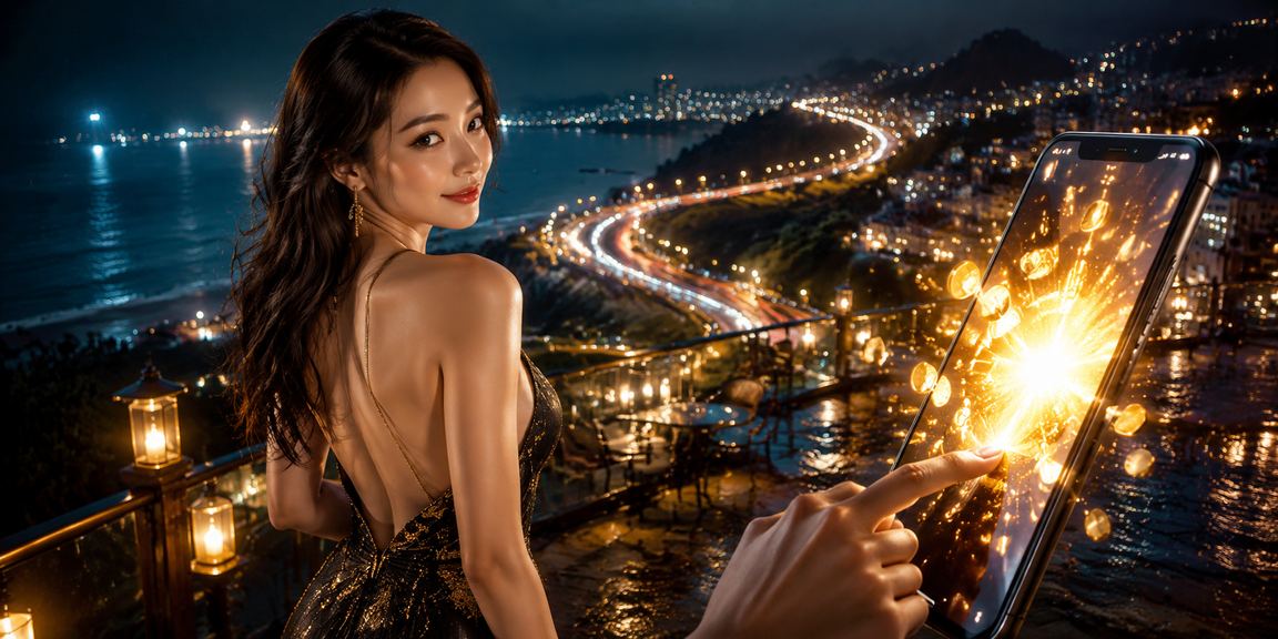 Người chơi tại Đà Lạt dùng điện thoại theo dõi ưu đãi casino trực tuyến bên bờ hồ