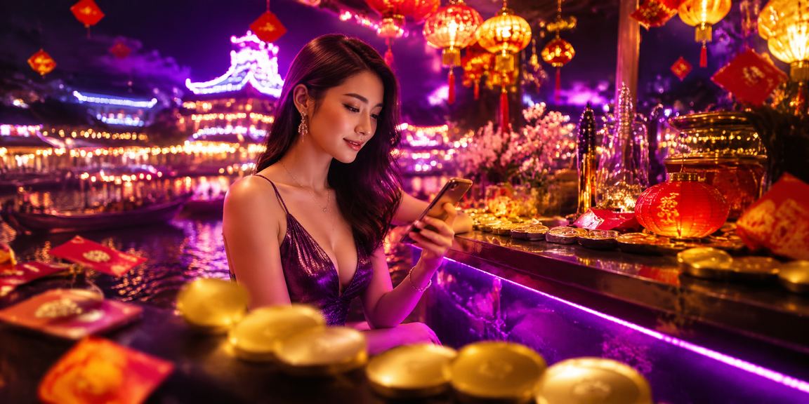 Người chơi nhận phong bì đỏ tại chợ đêm Nha Trang vào dịp khuyến mãi đặc biệt