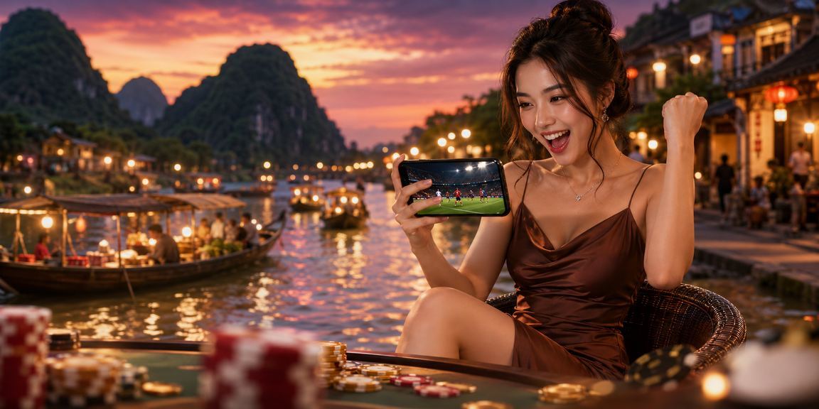 Giao diện cá cược kiểu Ninh Bình tại quán cà phê với 8866